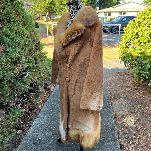 Vintage Genuine Kangaroo Fur Coat Seymour’s Of Collins Made In Australia M - Picture 2 of 7